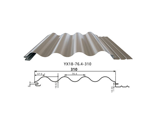 大連YX18-76.4-310壓型彩鋼瓦